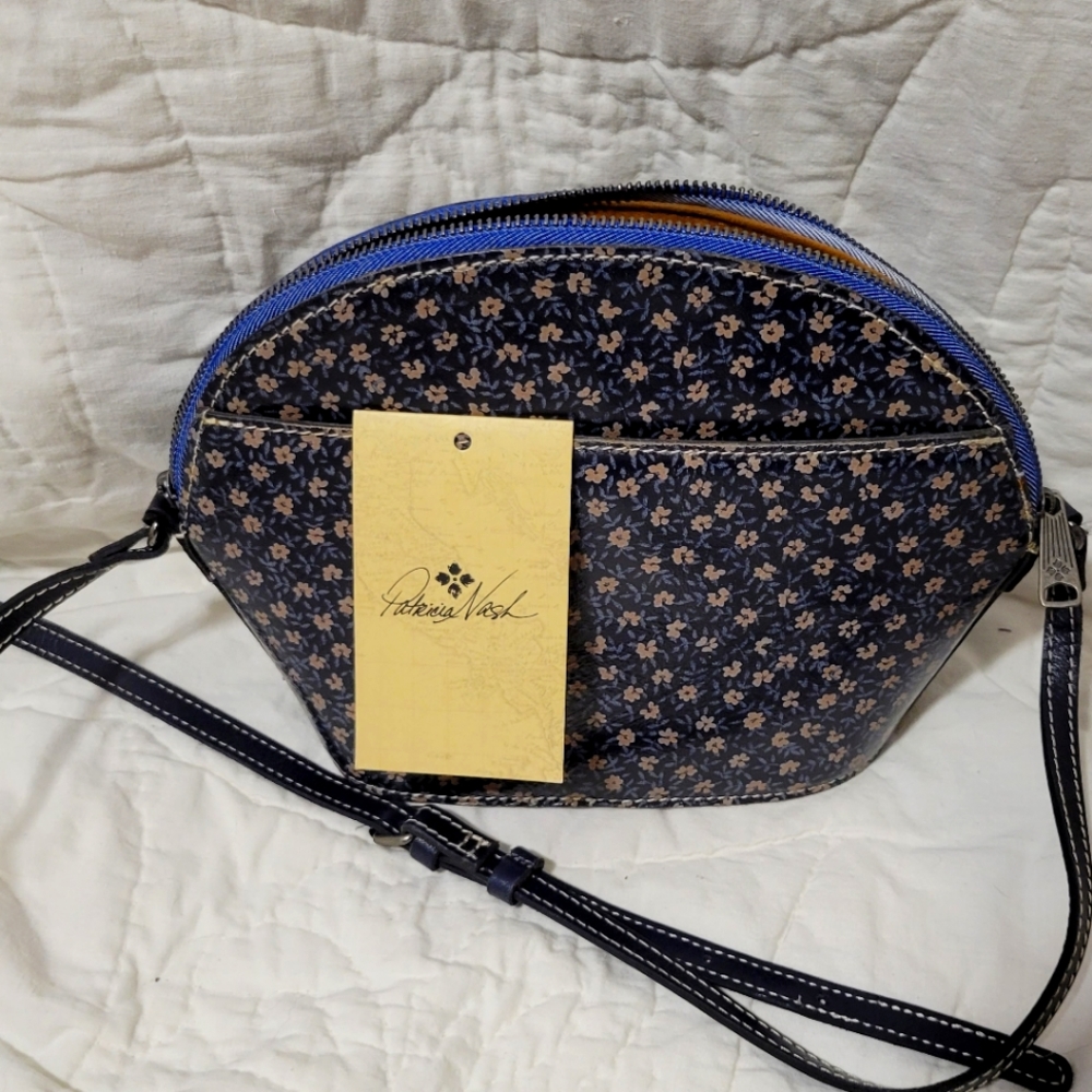 Patricia Nash leather crossbody bag